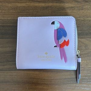 Like New Kate Spade pink bird wallet
